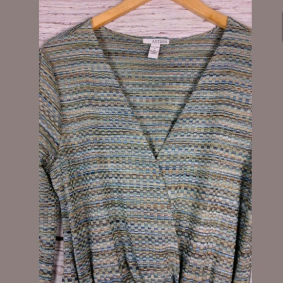 Astars Multicolor Striped Stretch Romper SZ XS - Picture 5 of 8